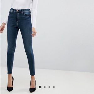 Asos design Ridley high waisted skinny jeans